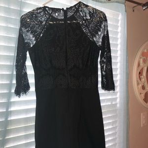 SS Dakota Women's 3/4 Sleeve Black Dress